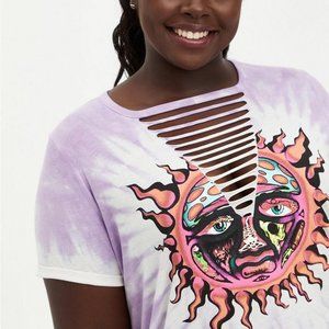 Classic Fit Slash Tee - Sublime Washed Purple - Size